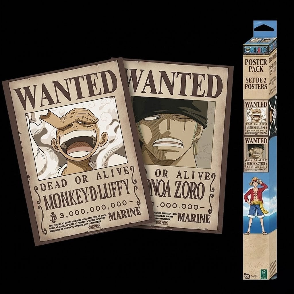 One Piece – Luffy Gear 5 & Zoro Poster-Set (2er Pack)